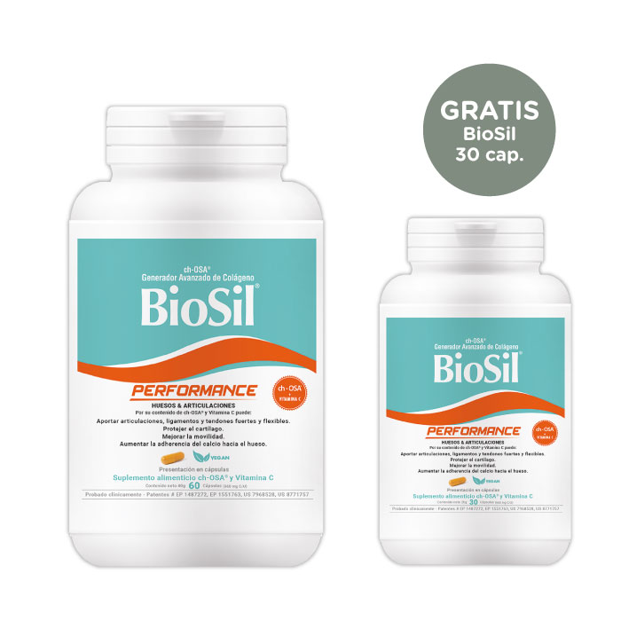 BioSil Performance x 60 cap + BioSil Performance 30 Cap GRATIS BioSil Performance x 60 cap + BioSil Performance 30 Cap GRATIS