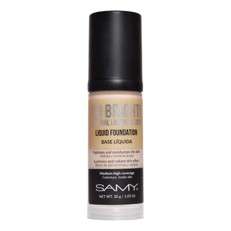 SAMY - Base Líquida GO BRIGHT Tono # 2.0 BEIGE