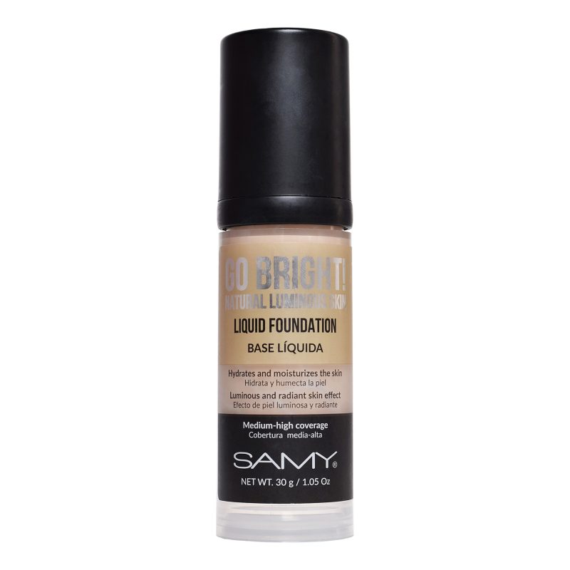 SAMY - Base Líquida GO BRIGHT Tono #3.0 MEDIUM
