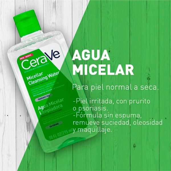 Cerave Agua Micelar limpiadora 2