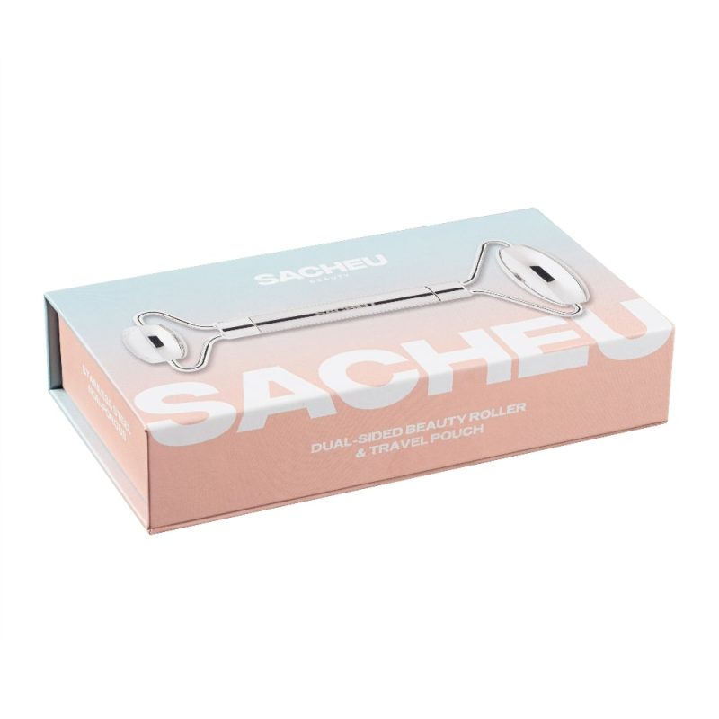 SACHEU BEAUTY - Roller facial acero inoxidable - Imagen 4
