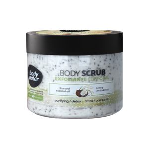 BODY NATUR - Exfoliante corporal arroz y aceite de coco 200ml