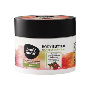 BODY NATUR-Manteca hidratante intensivo corporal frutos rojos 300ml