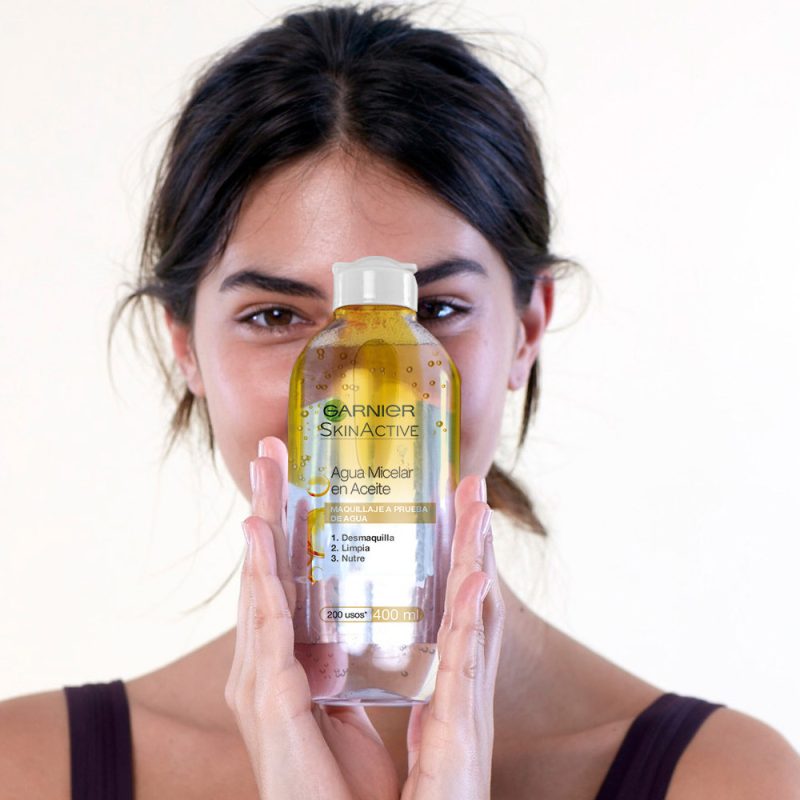GARNIER - Agua Micelar Bifásica en Aceite 400ml - Imagen 2