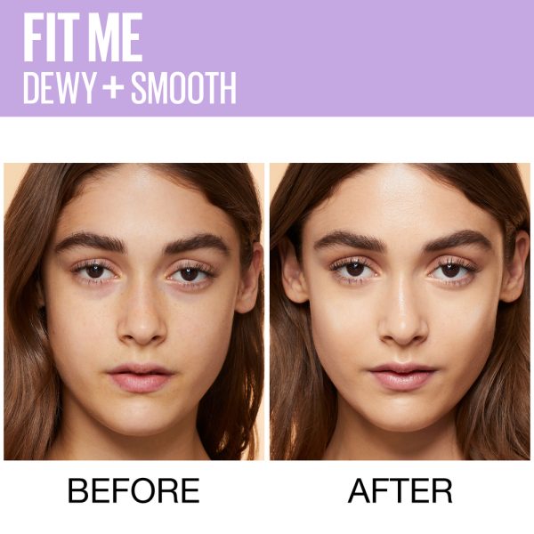 Maybelline Fitme Dewy+Smooth Fd Base Natural Beige