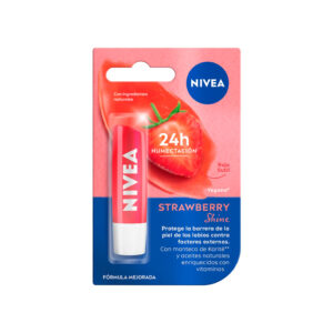 NIVEA - Bálsamo de Labios Hidratante de Fresa 4.8g
