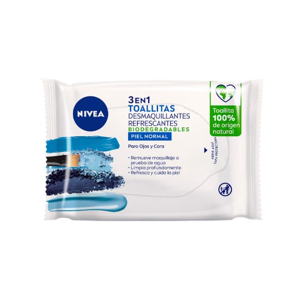 Nivea toallitas desmaq piel normal