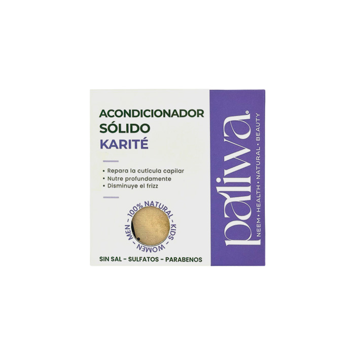 PALIWANEEM - Acondicionador Sólido Karité con Extracto Natural de Neem 90g PALIWANEEM - Acondicionador Sólido Karité con Extracto Natural de Neem 90g