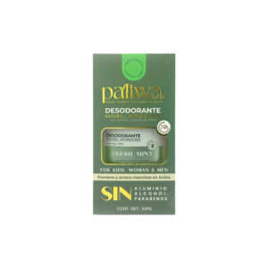 PALIWANEEM - Desodorante Natural de Neem Anti manchas Fresh Mint 50ml