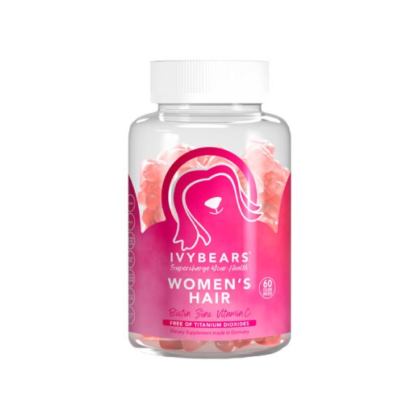 Ivybears Womens Hair - Multivitamínico Para Cabello Uñas Y Piel 150Gr 60 Gomitas