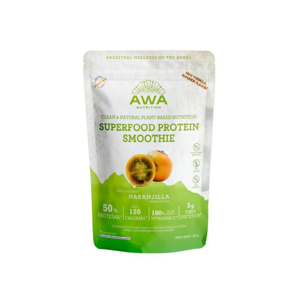 AWA Superfood protein smoothie naranjilla