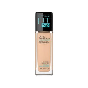 MAYBELLINE - Base Líquida Fit Me Matte & Poreless Maybelline Light Beige #118