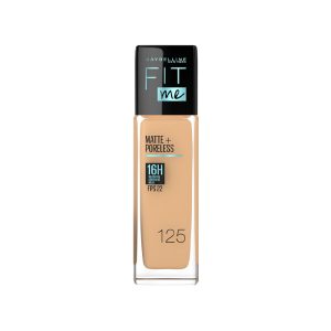 MAYBELLINE - Base Líquida Fit Me Matte & Poreless Maybelline Nude Beige 125