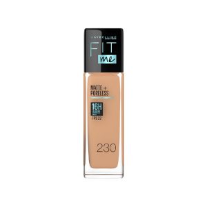 MAYBELLINE - Base Líquida Fit Me Matte & Poreless Maybelline Natural Buff 230