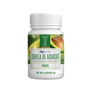 VITAHEALTH - Suplemento Semilla de aguacate x 60 cápsulas 24g