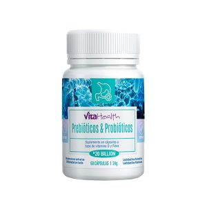 VITAHEALTH - Suplemento prebióticos probióticos x 60 cápsulas