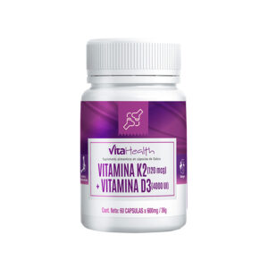 Suplemento Vitamina D2 y K3 x 60 cápsulas