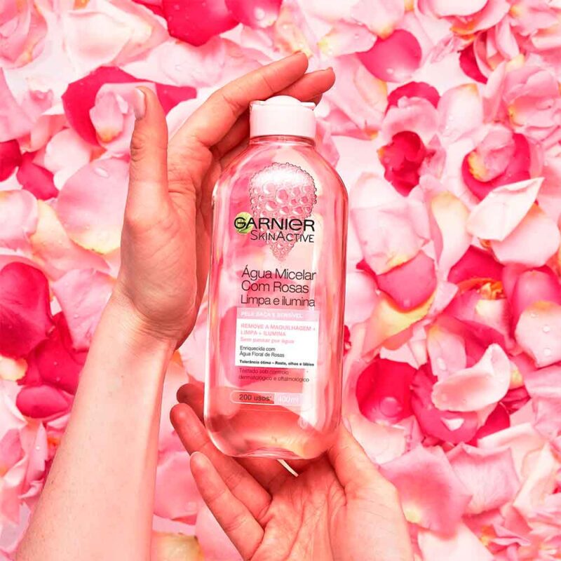 GARNIER - Agua Micelar de Rosas 400ml - Imagen 2