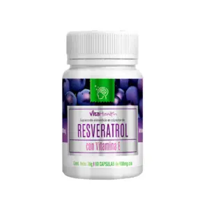 Resveratrol con Vitamina E Suplemento x 60 cápsulas Vitahealth