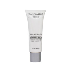 TRANSPARENT CLINIC -  Crema Facial Hidratante con Rosa Mosqueta y Aloe Vera 50ml