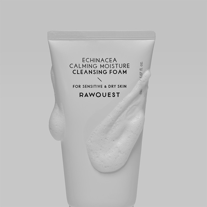 RAWQUEST - Espuma Limpiadora Hidratante y Calmante de Equinácea 150ml - Imagen 2 RAWQUEST - Espuma Limpiadora Hidratante y Calmante de Equinácea 150ml - Imagen 2