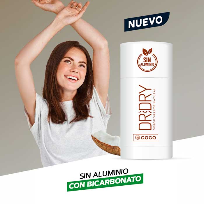 DR. DRY - Desodorante en Barra Natural con Aroma a Coco 55g - Imagen 2 DR. DRY - Desodorante en Barra Natural con Aroma a Coco 55g - Imagen 2