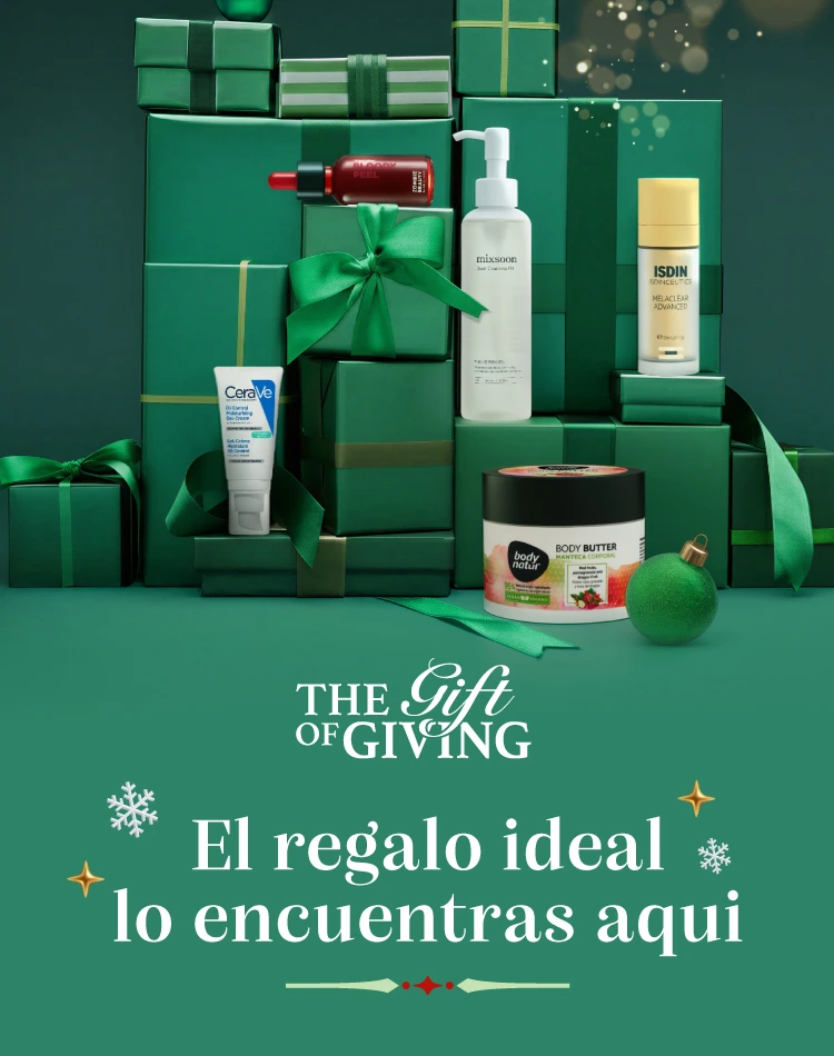 The Gift Of Giving El regalo ideal lo encuentras aquí solo en arcamia salud, belleza y bienestar MIXSOON, SKIN1004, ISDIN, CERAVE, BODY NATUR