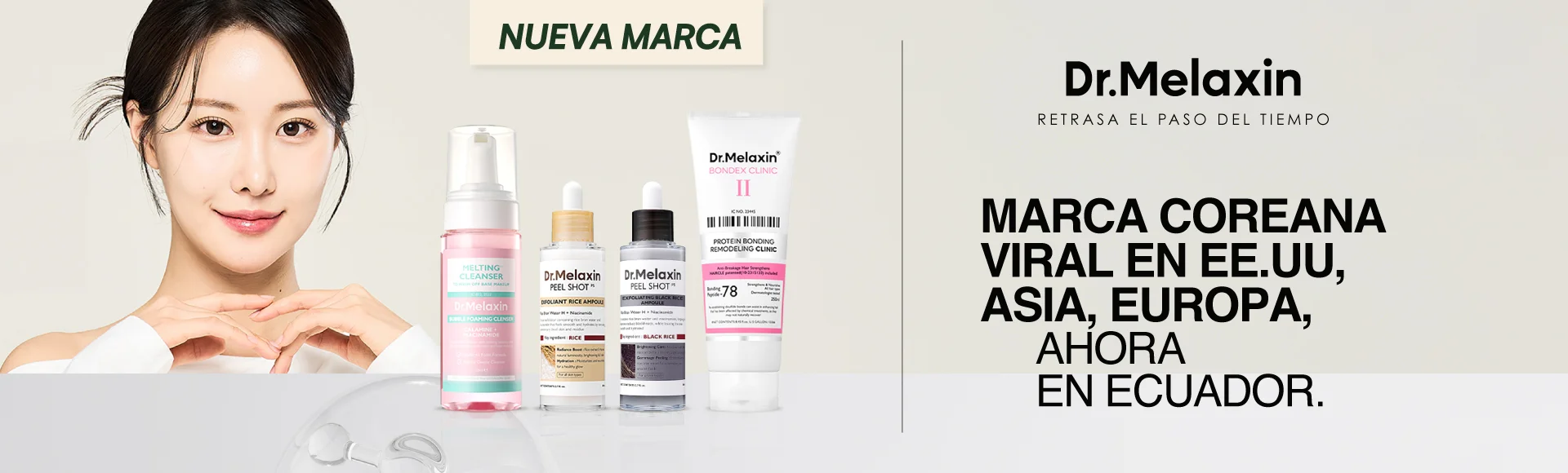 Banner promocional de Dr.Melaxin 25% de descuento en toda la marca