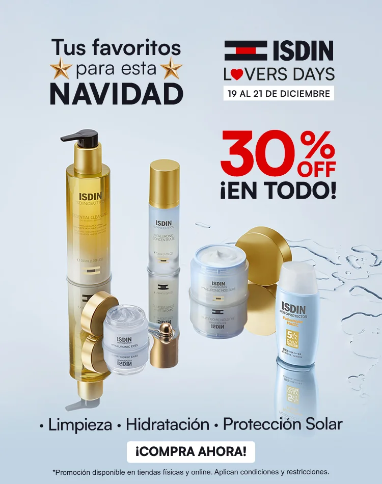 Banner web promocional – ISDIN Lovers Days Navidad (30% OFF)