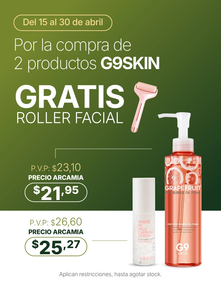 Banner promoción especial aprovecha descuento especial en G9Skin sólo para ti.
