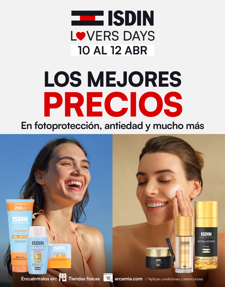 Banner promocional de Isdinlovers aprovecha el 30% de descuento en toda la marca