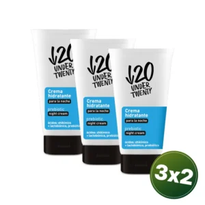 PACK 3X2 UNDER 20 CREMA FACIAL NOCHE 50ML