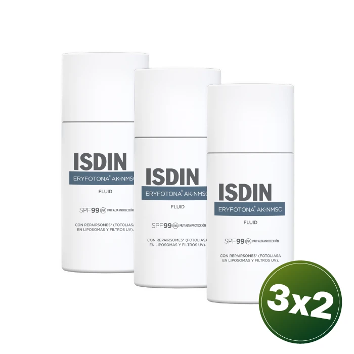 PACK 3X2 ISDIN ERYFOTONA AK NMSC FLUID SPF 100 50ML PACK 3X2 ISDIN ERYFOTONA AK NMSC FLUID SPF 100 50ML