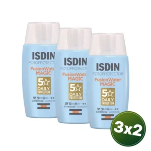 PACK 3X2 ISDIN FP FUSION WATER MAGIC SPF50 50ML