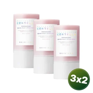 PACK 3X2 SKIN-1004 MADAGASCAR CENTELLA POREMIZING QUICK CLAY STICK MASK 27 GR