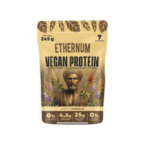 ETHERNUM SUPLEMENTO NUTRICIONAL EN POLVO A BASE DE PROTEINA VEGETAL SABOR VAINILLA 245 g