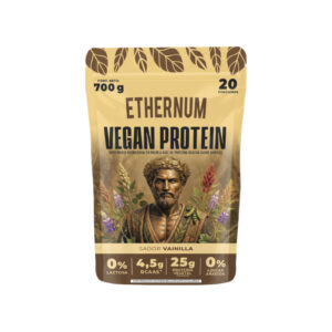 ETHERNUM SUPLEMENTO NUTRICIONAL EN POLVO A BASE DE PROTEINA VEGETAL SABOR VAINILLA 700 g