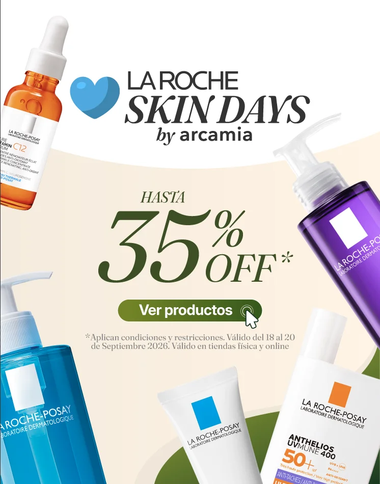 Promoción La Roche Skin Days Septiembre con hasta 35% de descuento en sérums, limpiadores y productos Effaclar de La Roche-Posay.