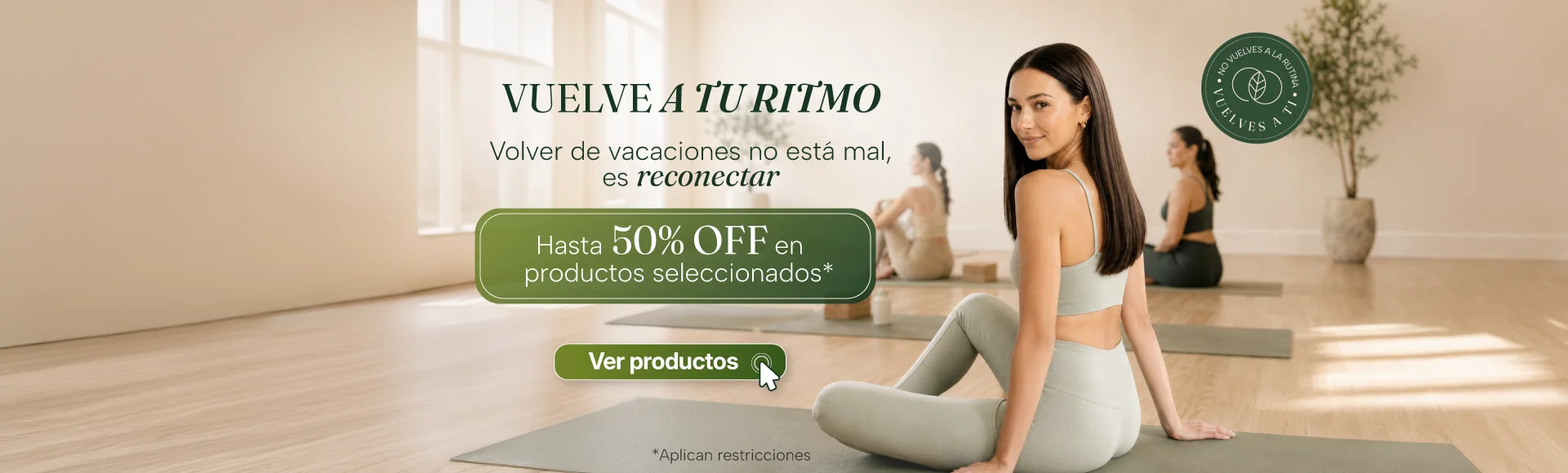 Vuelve a tu ritmo Septiembre 1