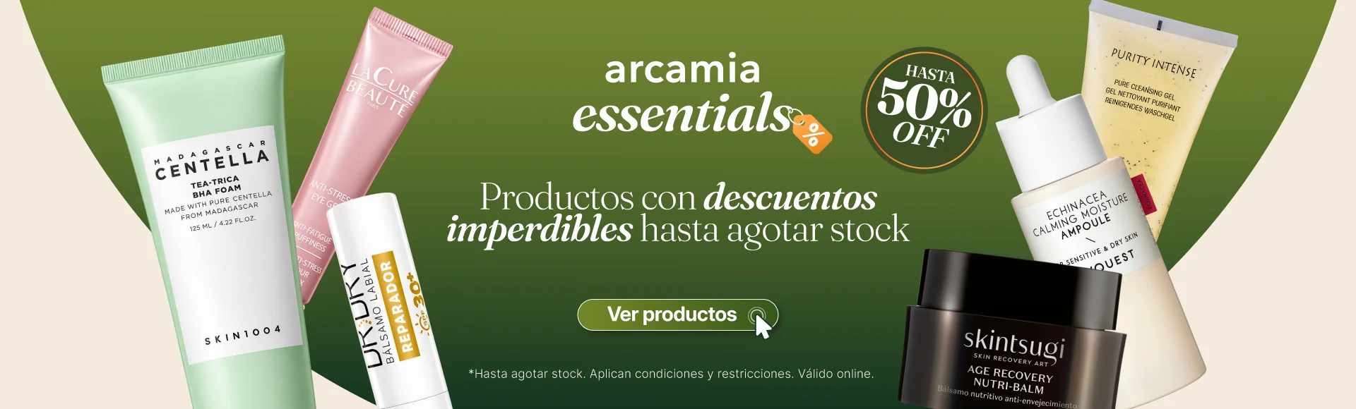 Arcamia-Essentials -Hasta-50%-OFF-Promo-Descuentos-tiempo-limitado​